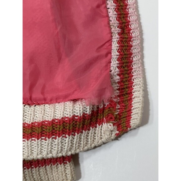 VTG NO! The Jeans Revolt One Size Embroidered Sweater Circus Dream Pink Red RARE - Picture 10 of 16